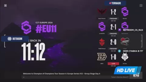 Poster siaran BAKS VS G2 Ares