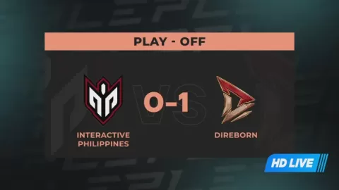 Poster siaran Interactive Philippines VS Direborn
