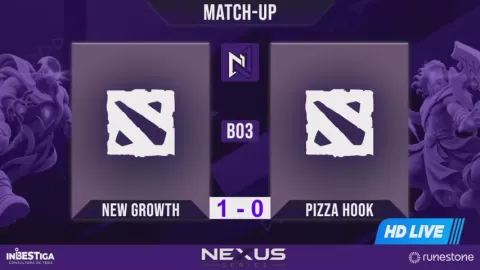 Poster siaran New Growth VS Pizza Hook