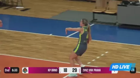 Poster siaran KP Brno Women VS ZVVZ USK Prague Women