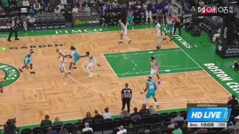 Poster siaran Boston Celtics vs Charlotte Hornets
