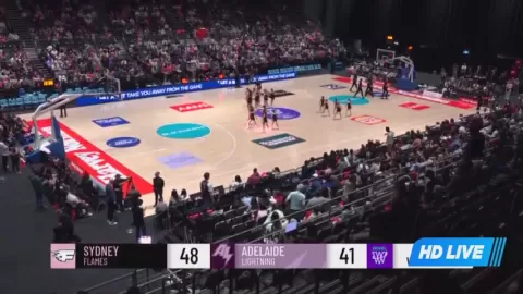 Poster siaran Sydney Flames Women VS Adelaide Link Lightning Women
