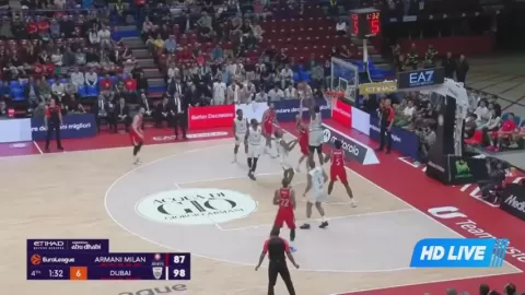 Poster siaran Olimpia Milano VS Dubai