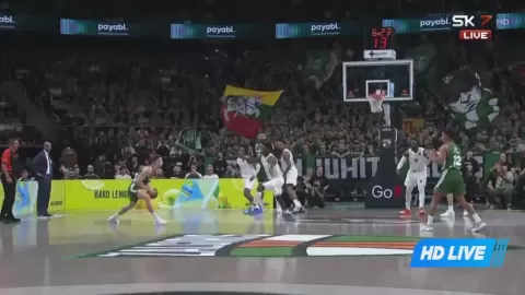 Poster siaran Zalgiris Kaunas VS Lyon-Villeurbanne