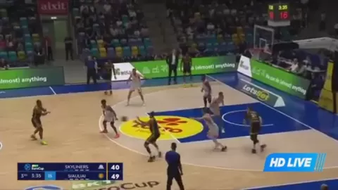 Poster siaran Skyliners Frankfurt VS Siauliai