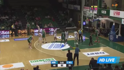 Poster siaran Sodertalje BBK VS BC Lulea
