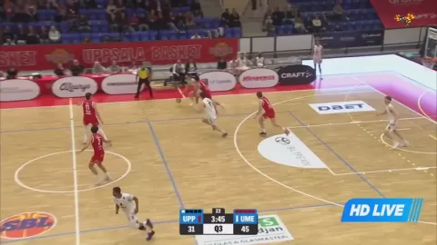 Poster siaran Uppsala Basket VS Umea BSKT
