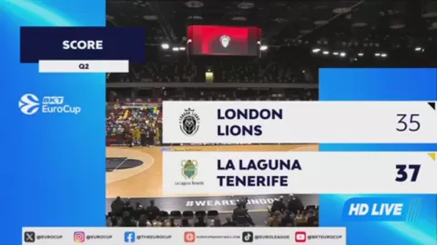 Poster siaran London Lions VS Isla De Tenerife Canarias