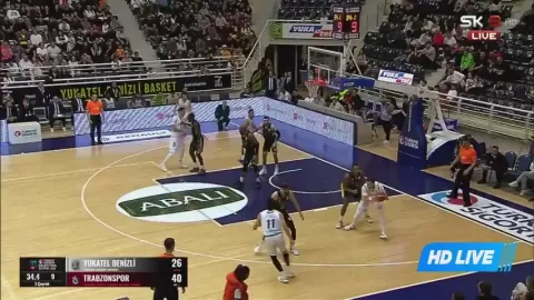Poster siaran Denizli Basket VS Medical Park Trabzonspor