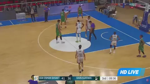 Poster siaran Cedi Osman Basketbol VS Darussafaka Basketball