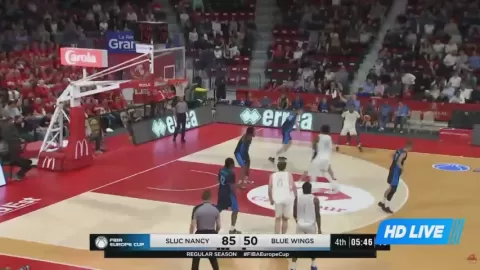 Poster siaran Nancy VS Nitra Blue Wings