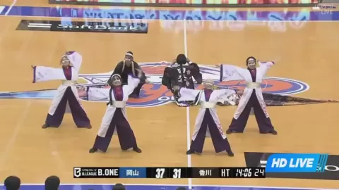 Poster siaran TryHoop Okayama VS Takamatsu Five Arrows