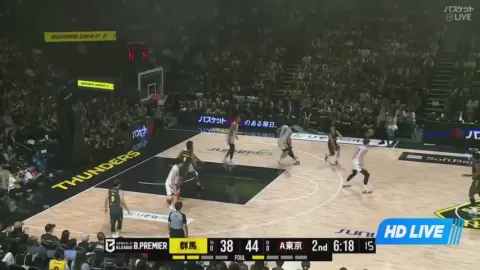 Poster siaran Gunma Crane Thunders VS Alvark Tokyo