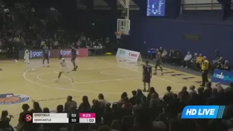 Poster siaran Sheffield Sharks VS Newcastle Eagles