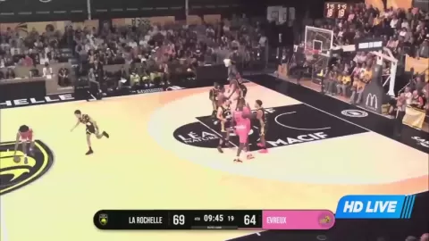 Poster siaran La Rochelle VS Evreux