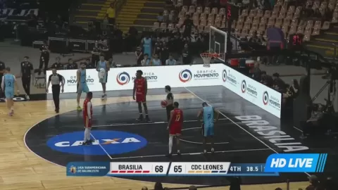 Poster siaran CAIXA Brasília Basquete VS Colegio Los Leones