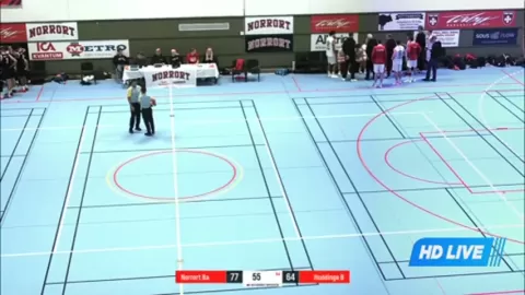 Poster siaran Norrort Basket VS Huddinge