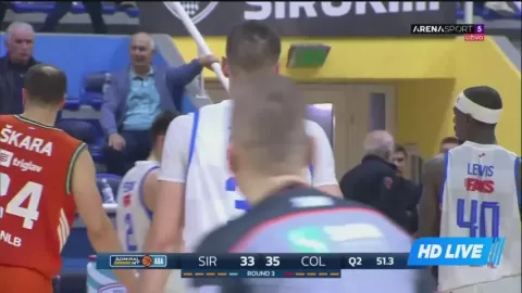 Poster siaran Siroki Prima Pivo VS KK Cedevita Olimpija