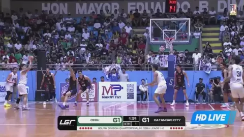 Poster siaran Batangas City Tanduay Rum Masters VS Cebu Classic