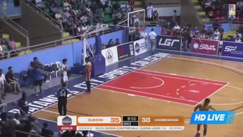 Poster siaran Zamboanga Familys Brand Sardines VS Quezon Huskers