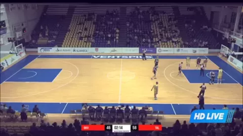 Poster siaran BK Ventspils VS Tal Tech