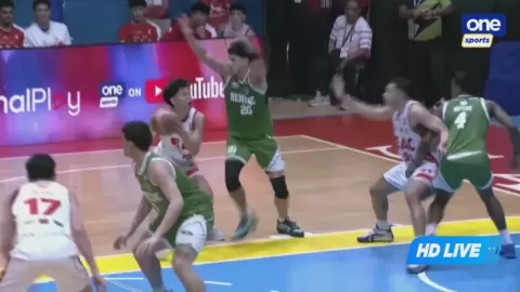 Poster siaran General EAC VS CSB Benilde Blazers