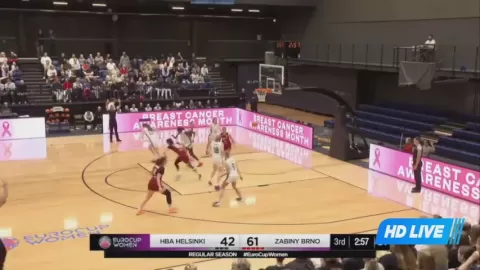 Poster siaran HBA Women VS Zabiny Brno Women