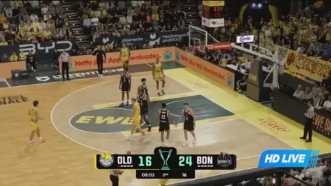 Poster siaran EWE Baskets Oldenburg VS Telekom Baskets Bonn