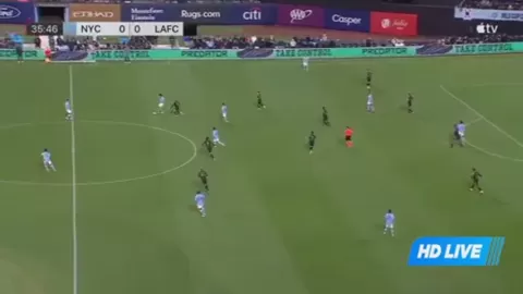 Poster siaran New York City FC vs Los Angeles FC