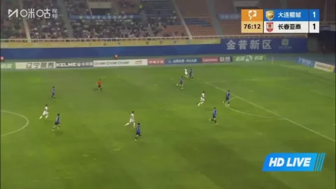 Poster siaran Dalian K'un City VS Changchun Yatai