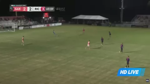Poster siaran Sarasota Paradise VS Richmond Kickers