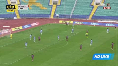 Poster siaran FK Septemvri Sofia VS FC Dunav Ruse
