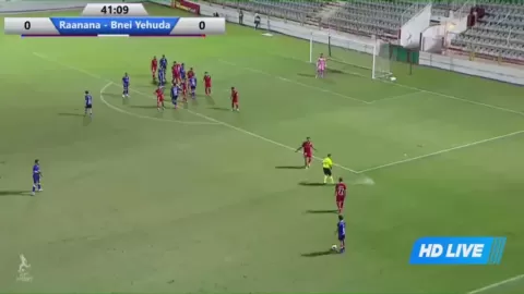 Poster siaran Hapoel Raanana VS Bnei Yehuda Tel Aviv