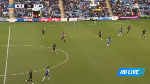 Poster siaran Colchester United VS Exeter City
