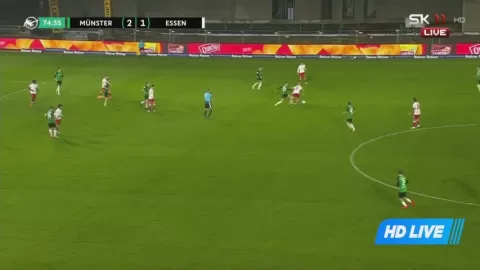 Poster siaran Preußen Münster VS Rot-Weiss Essen