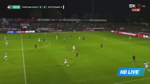 Poster siaran Fortuna Köln VS VfB Stuttgart II