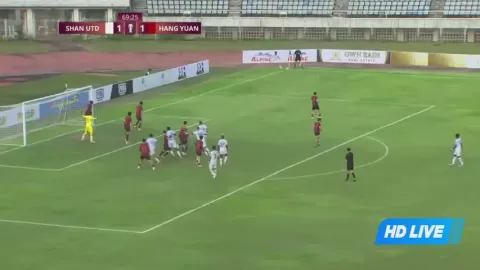 Poster siaran Shan United VS Hang Yuan Football Club