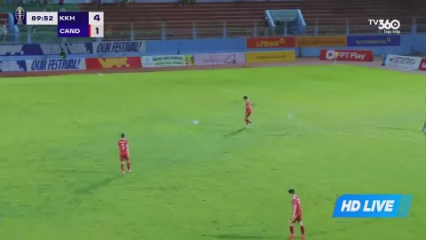 Poster siaran Khatoco Khanh Hoa VS PVF-CAND FC