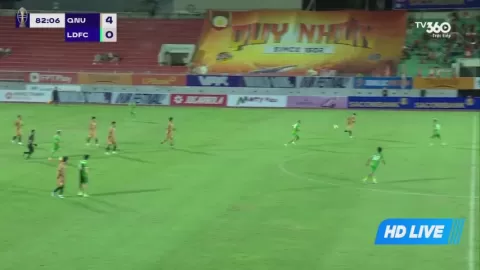 Poster siaran Quy Nhon United VS Lam Dong