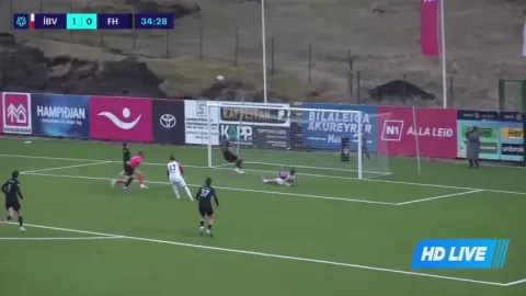 Poster siaran IBV Vestmannaeyjar VS Hafnarfjordur