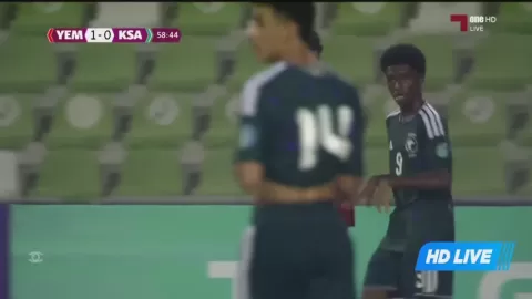 Poster siaran Yemen U17 VS Saudi Arabia U17