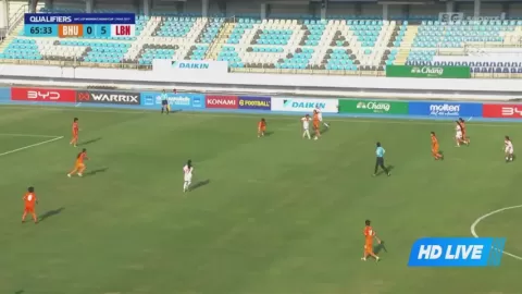 Poster siaran Bhutan Women U17 VS Lebanon U17 Women