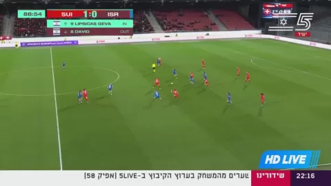 Poster siaran Switzerland Women VS Israel Women