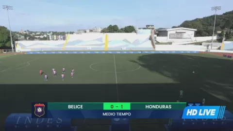 Poster siaran Belize U16 VS Honduras U16