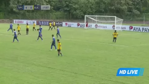 Poster siaran Myanmar Universitet VS Elite Kings FC