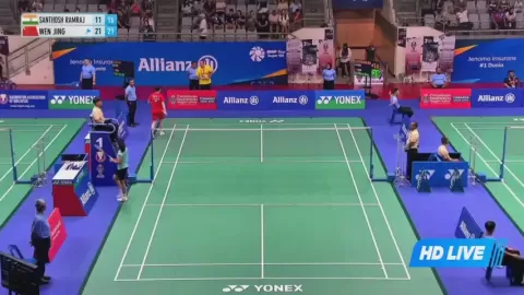 Poster siaran R.Santhosh Ramraj VS W.Xu