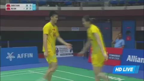 Poster siaran W.Xu VS A.Yuan