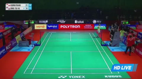 Poster siaran Kurniawan T S / Frandrica L K VS Loo B K / Cheng S H