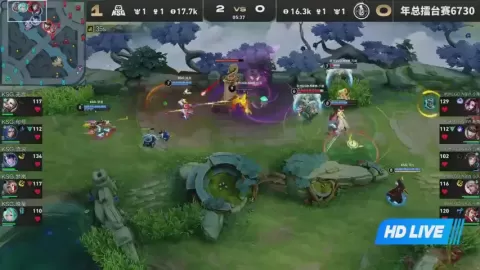 Poster siaran Kuaishou Gaming VS 杭州LGD.NBW