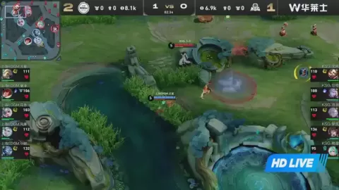 Poster siaran Kuaishou Gaming VS 上海EDG.M